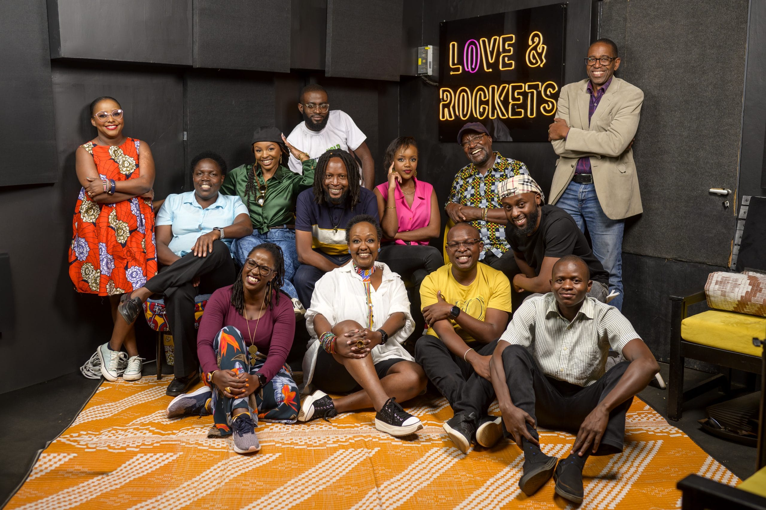 The Docubox team gathered together at Shalom House