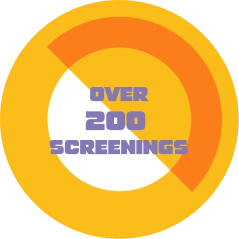 Over 200 screenings
